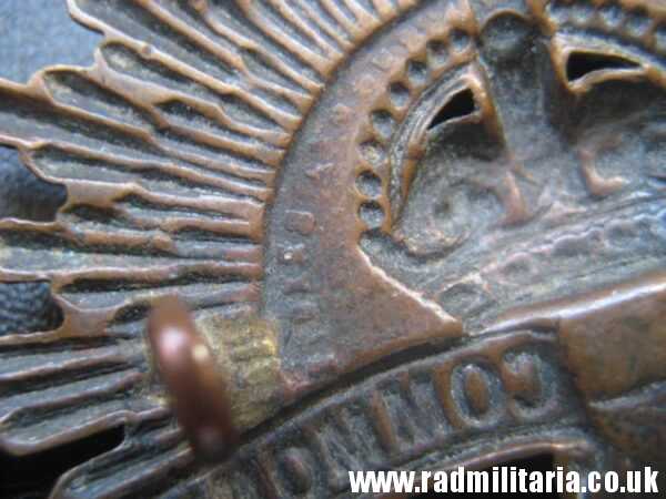 & WW1 Australian RISING SUN BADGE Cap Badge, marked: Stokes Melb. original !! - Image 7