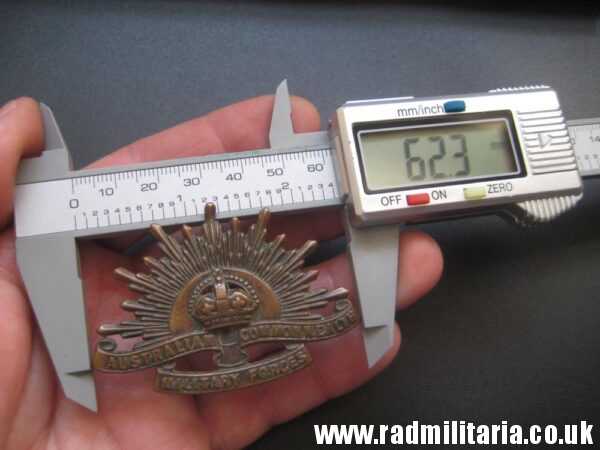 & WW1 Australian RISING SUN BADGE Cap Badge, marked: Stokes Melb. original !! - Image 16