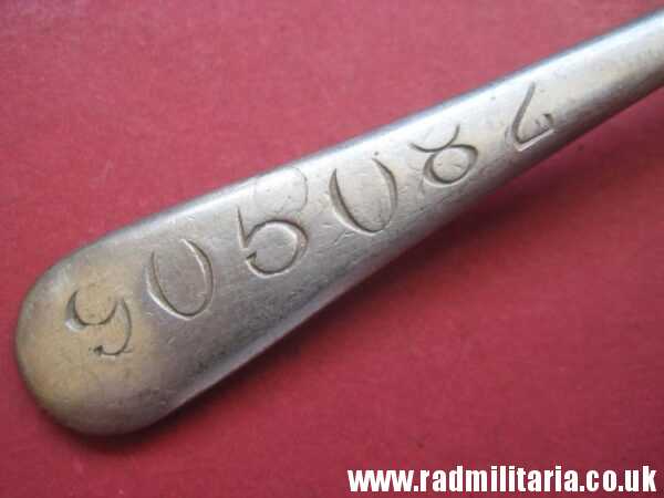& WW2 British RAF cutlery - SPOON, maker: C BROS S 1939 - A.M. Air Ministry no.905082 - Image 5