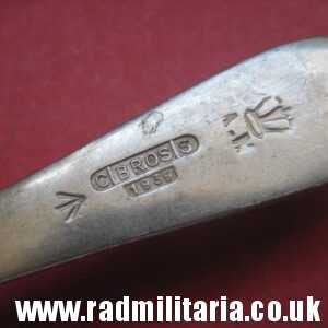 & WW2 British RAF cutlery - SPOON, maker: C BROS S 1939 - A.M. Air Ministry no.905082