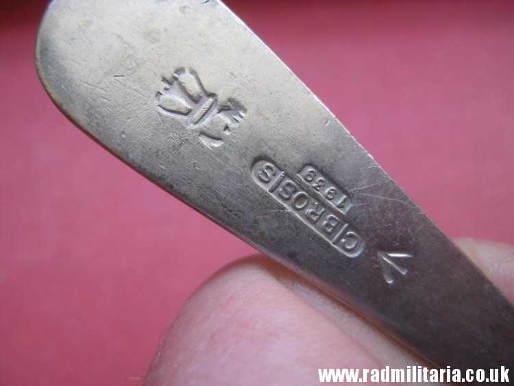 & WW2 British RAF cutlery - SPOON, maker: C BROS S 1939 - A.M. Air Ministry no.905082 - Image 9
