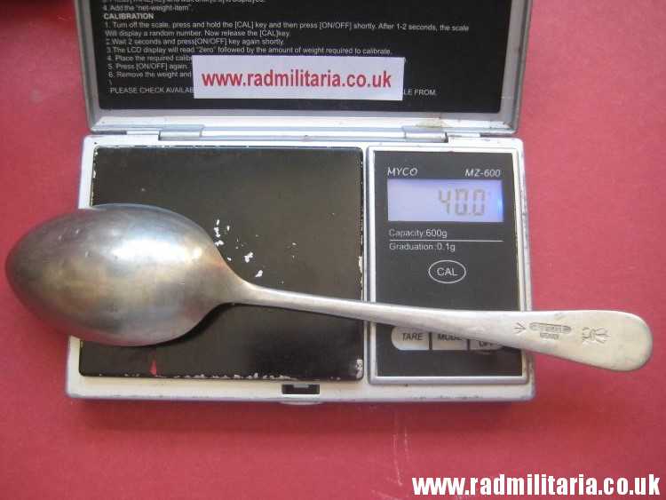 & WW2 British RAF cutlery - SPOON, maker: C BROS S 1939 - A.M. Air Ministry no.905082 - Image 13