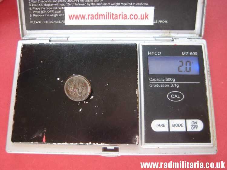 & pre 1939 SET of 2 Polish MILITARY BUTTONS large size & small size, maker: K. Jasinski Poznan - metal detecting find. - Image 14