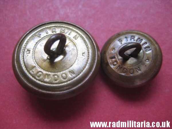 & WW2 RAF 2 Polish MILITARY BUTTONS - SET of 2, marked: FIRMIN London. Polish Air Force. - Image 6