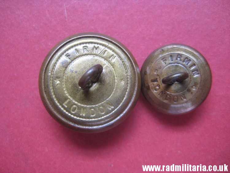 & WW2 RAF 2 Polish MILITARY BUTTONS - SET of 2, marked: FIRMIN London. Polish Air Force. - Image 7