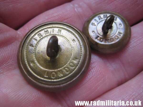 & WW2 RAF 2 Polish MILITARY BUTTONS - SET of 2, marked: FIRMIN London. Polish Air Force. - Image 9