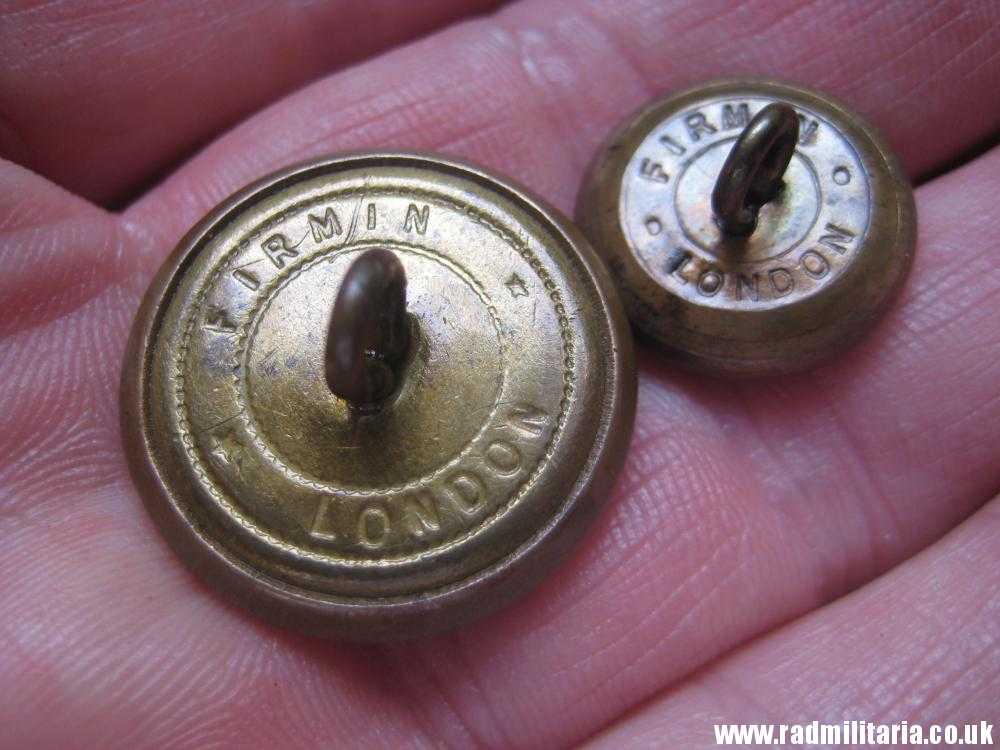 & WW2 RAF 2 Polish MILITARY BUTTONS - SET of 2, marked: FIRMIN London. Polish Air Force. - Image 9