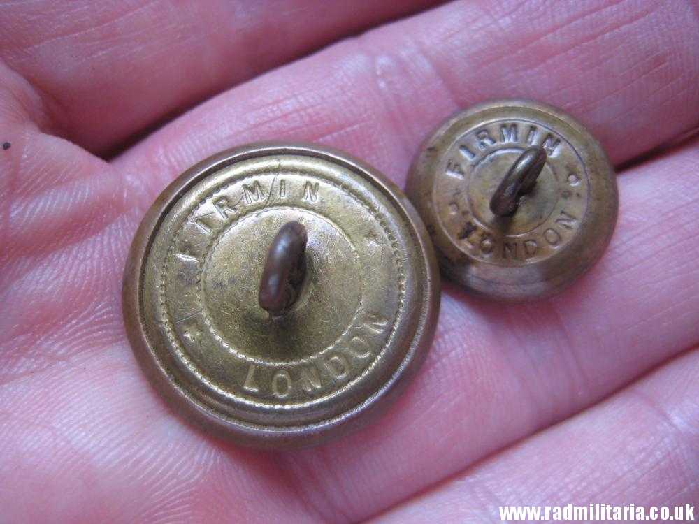 & WW2 RAF 2 Polish MILITARY BUTTONS - SET of 2, marked: FIRMIN London. Polish Air Force. - Image 10