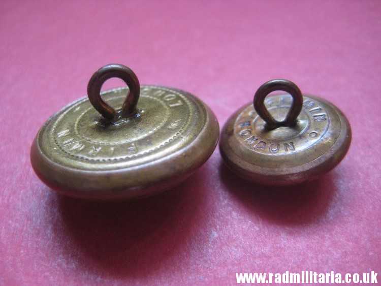 & WW2 RAF 2 Polish MILITARY BUTTONS - SET of 2, marked: FIRMIN London. Polish Air Force. - Image 11