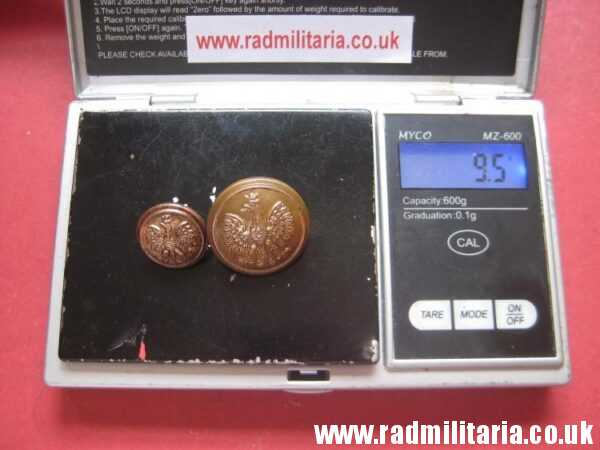 & WW2 RAF 2 Polish MILITARY BUTTONS - SET of 2, marked: FIRMIN London. Polish Air Force. - Image 20