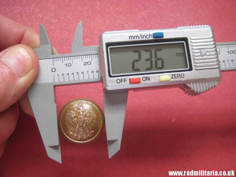 & WW2 RAF 2 Polish MILITARY BUTTONS - SET of 2, marked: FIRMIN London. Polish Air Force. - Image 3