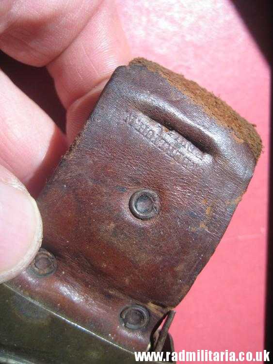 & WW1 German BELT BUCKLE with leather. 100% genuine - as found. Maker: ENDERLICH. N. BERLIN. - Image 7