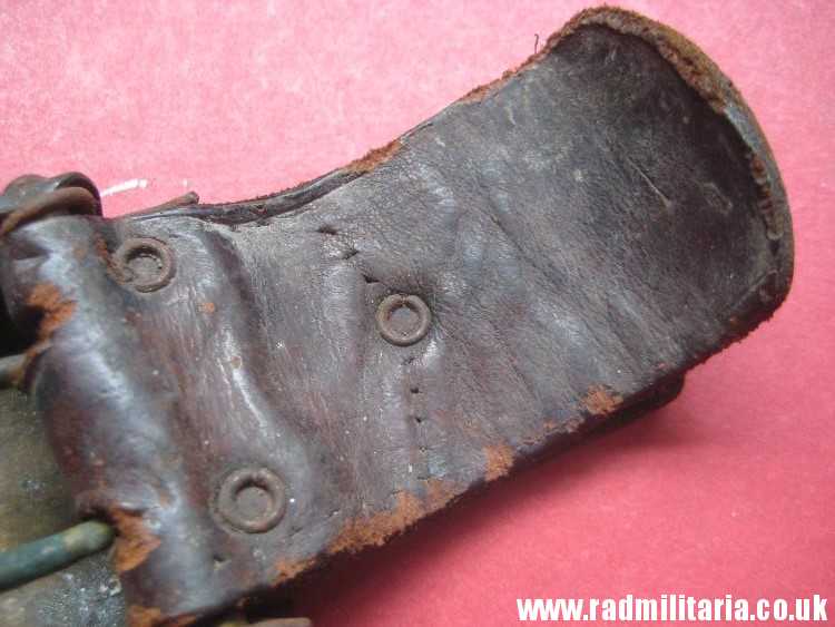 & WW1 German BELT BUCKLE with leather. 100% genuine - as found. Maker: ENDERLICH. N. BERLIN. - Image 14
