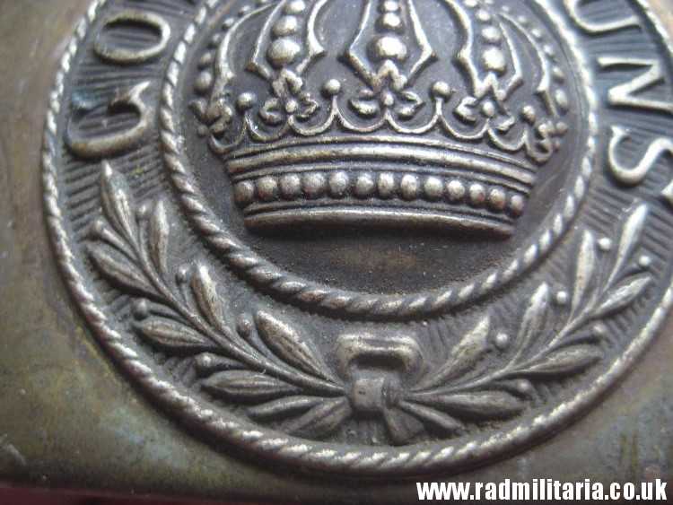 & WW1 German BELT BUCKLE with leather. 100% genuine - as found. Maker: ENDERLICH. N. BERLIN. - Image 22