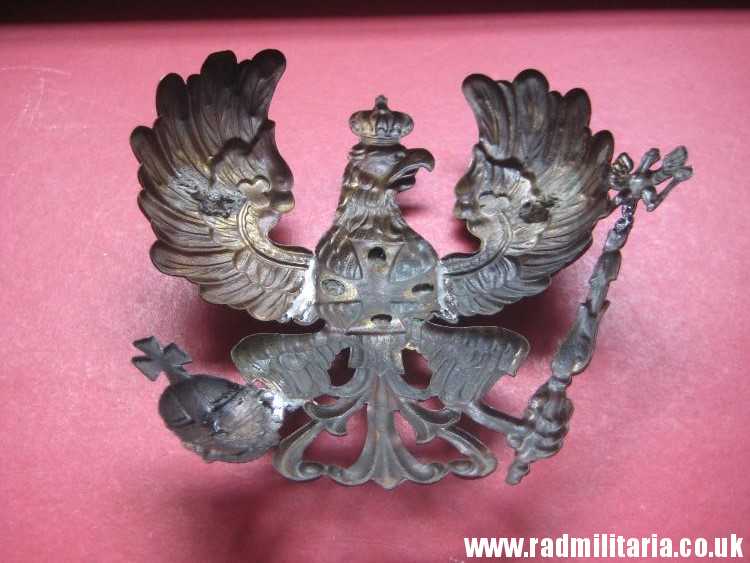 & WW1 original German pickelhaube EAGLE CAP BADGE - metal detecting find. - Image 7