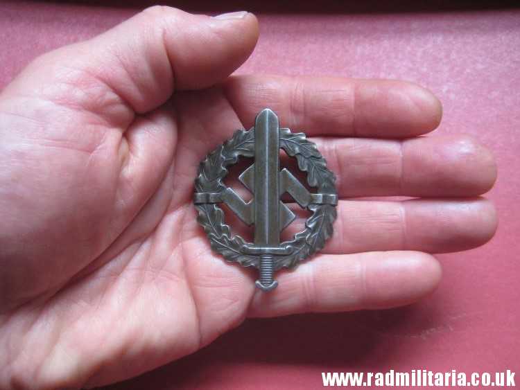 & WW2 German SA SPORT BADGE maker: BERG & NOLTE A.G. made of steel no. 482488 - genuine !! - Image 13