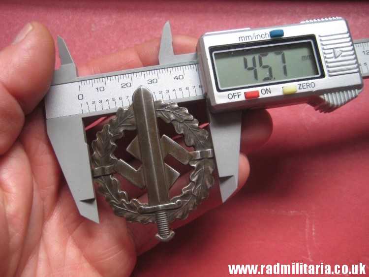 & WW2 German SA SPORT BADGE maker: BERG & NOLTE A.G. made of steel no. 482488 - genuine !! - Image 14