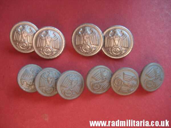 & WW2 SET of 10 original RMBO BUTTONS with Eagle – genuine. | Welcome ...