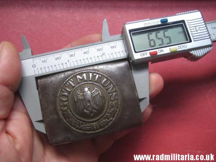 & WW2 German KRIEGSMARINE late war BELT BUCKLE made of steel, rare. - Image 23