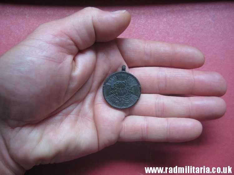 & original PRUSSIAN MEDAL 1813, battlefield relic from Napoleonic Wars. - Image 6
