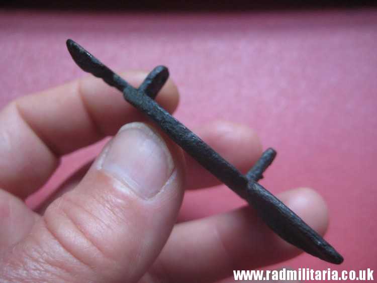 & original French ammunition pouch HORN METAL BADGE Voltiegeur of the Line, Napoleonic Wars. - Image 8