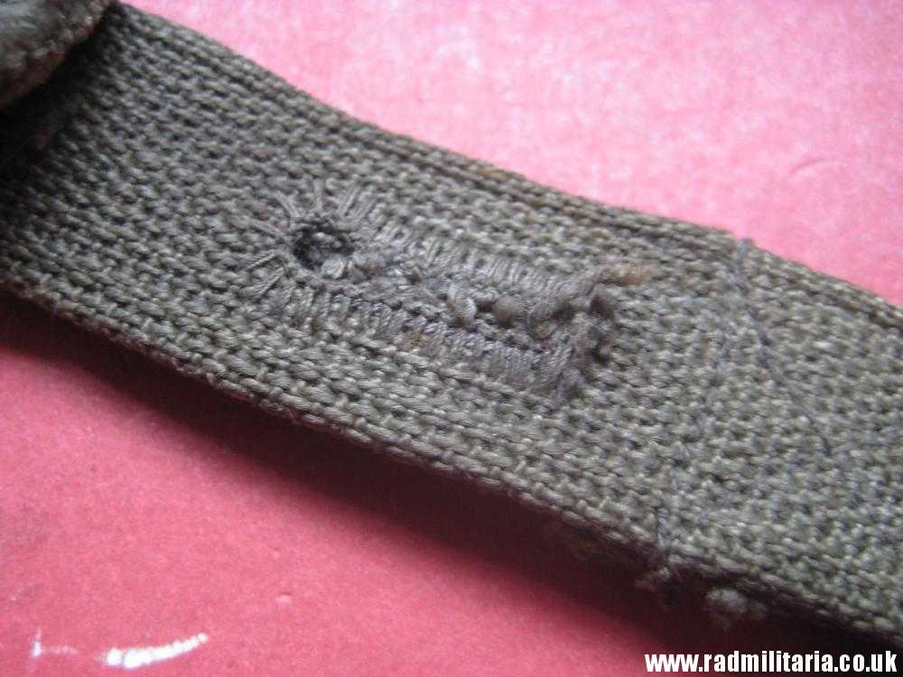 & original WW2 Wehrmacht gasmask canister SHORT STRAP 100% genuine. - Image 9