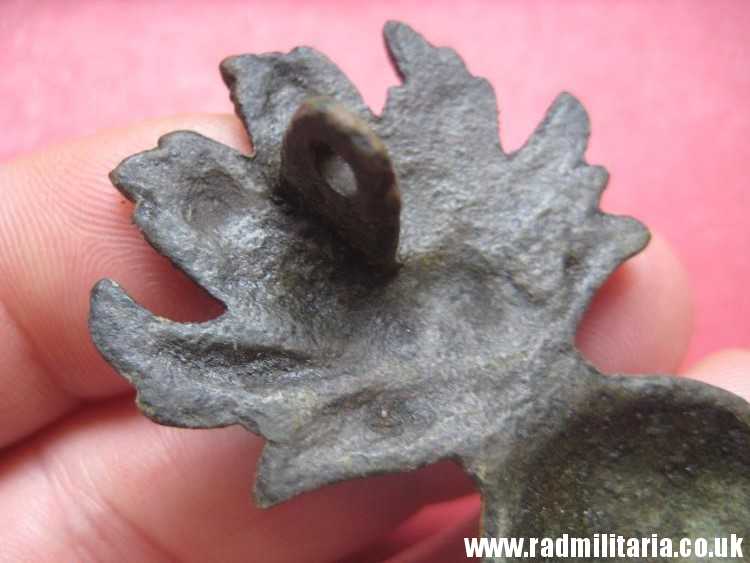 & original FLAMING GRENADE ammunition pouch METAL BADGE, Napoleonic Wars. - Image 8