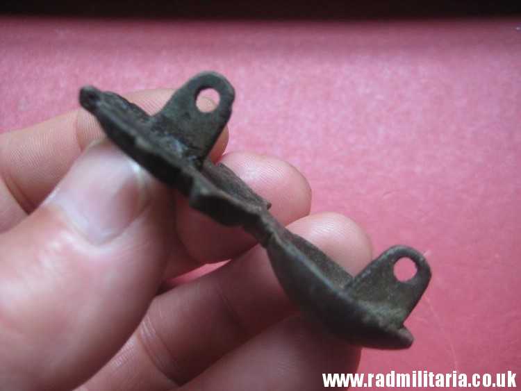 & original FLAMING GRENADE ammunition pouch METAL BADGE, Napoleonic Wars. - Image 10