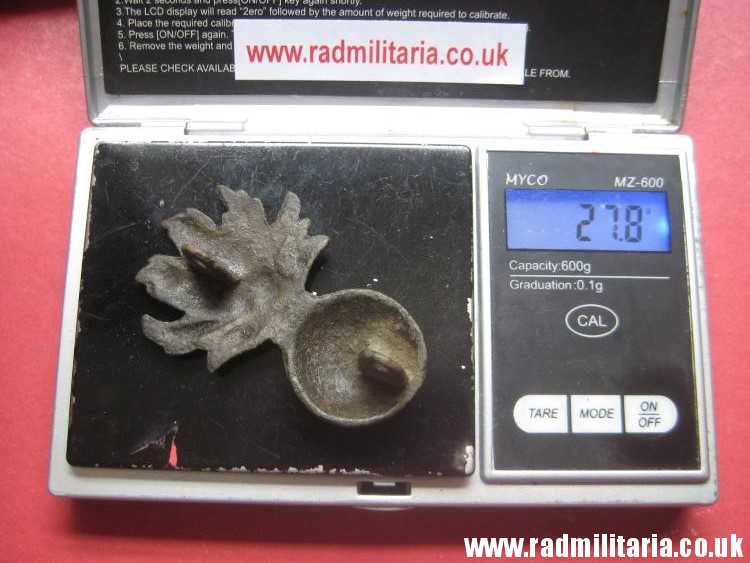 & original FLAMING GRENADE ammunition pouch METAL BADGE, Napoleonic Wars. - Image 13