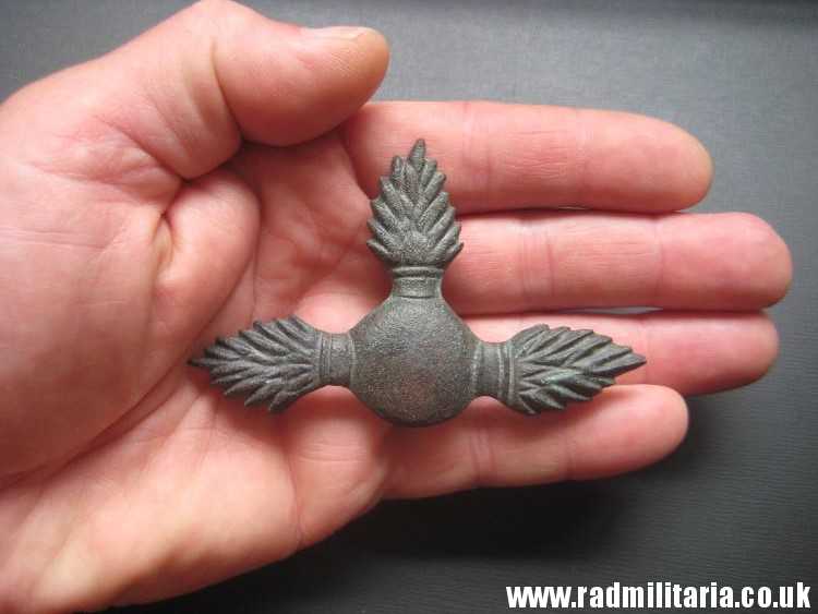 & original Imperial Russian ammunition pouch METAL BADGE, Napoleonic Wars. rare