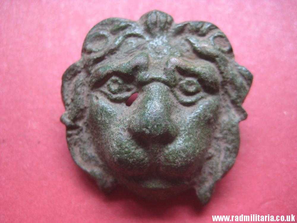 & original bronze LION'S HEAD coast decoration - battlefield relic, Napoleonic Wars. - Image 10