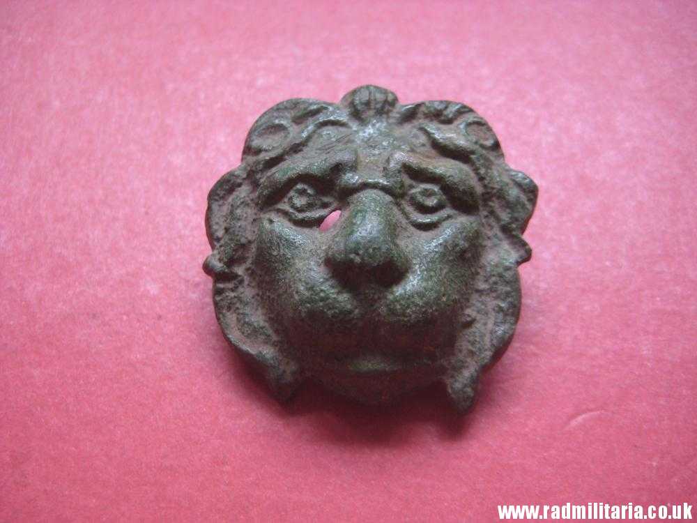 & original bronze LION'S HEAD coast decoration - battlefield relic, Napoleonic Wars. - Image 5