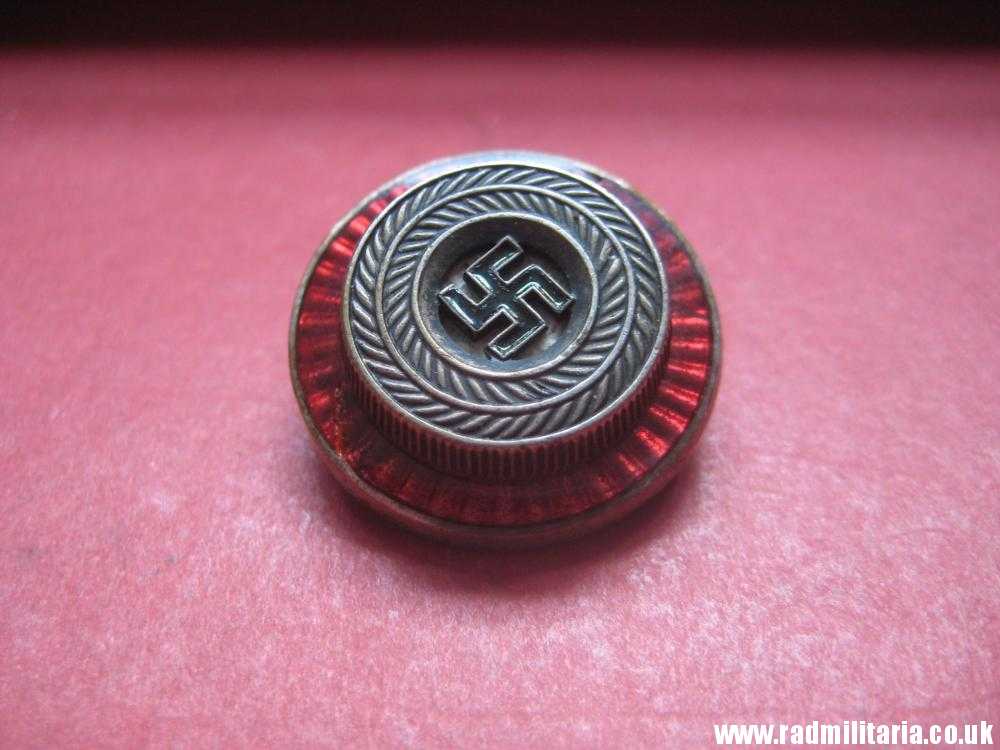 & WW2 genuine German NSDAP political leaders CAP COCKADE with swastika - marked: RZM M1/52 (Deschler & Sohn Munchen). - Image 4