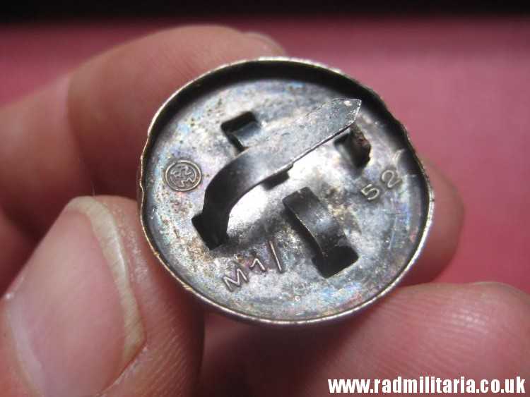 & WW2 genuine German NSDAP political leaders CAP COCKADE with swastika - marked: RZM M1/52 (Deschler & Sohn Munchen). - Image 17