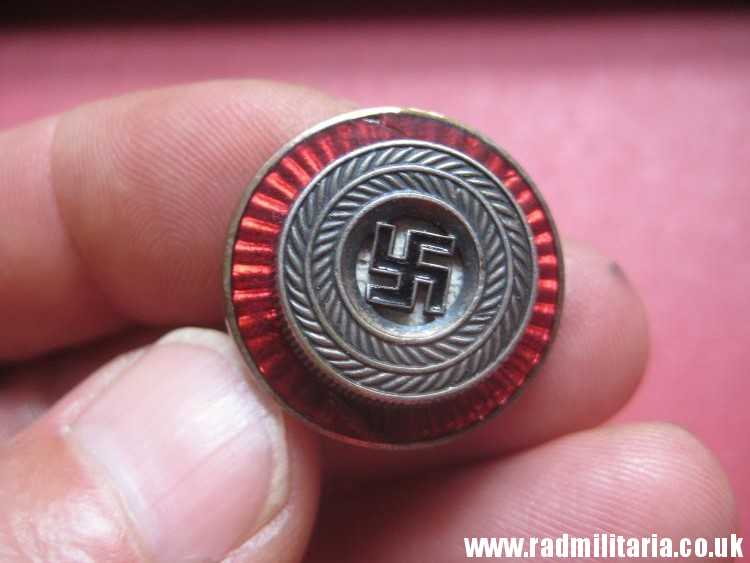 & WW2 genuine German NSDAP political leaders CAP COCKADE with swastika - marked: RZM M1/52 (Deschler & Sohn Munchen). - Image 8