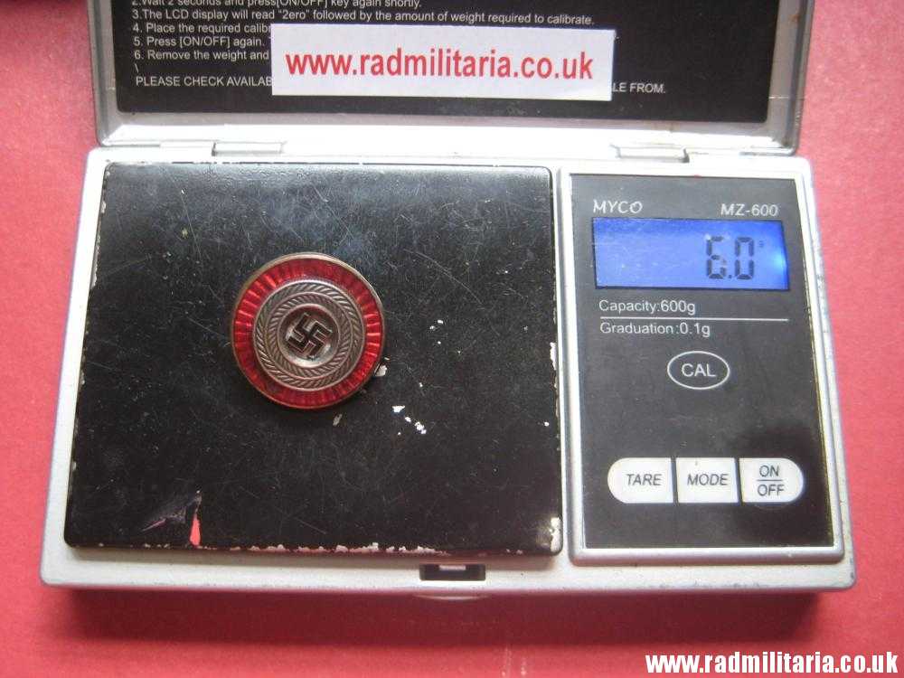 & WW2 genuine German NSDAP political leaders CAP COCKADE with swastika - marked: RZM M1/52 (Deschler & Sohn Munchen). - Image 13