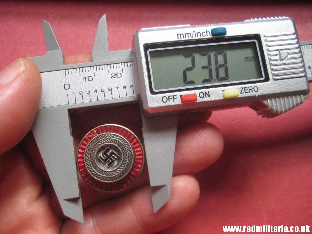 & WW2 genuine German NSDAP political leaders CAP COCKADE with swastika - marked: RZM M1/52 (Deschler & Sohn Munchen). - Image 14