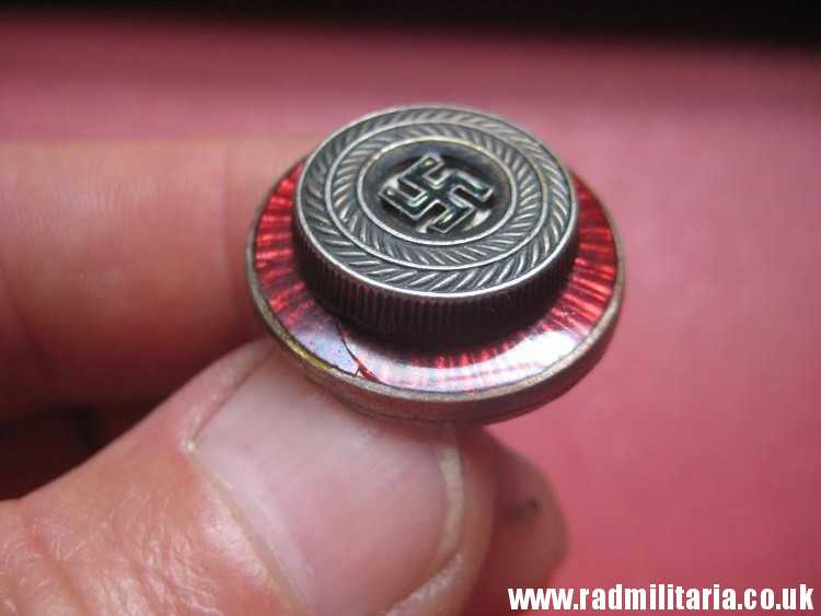 & WW2 genuine German NSDAP political leaders CAP COCKADE with swastika - marked: RZM M1/52 (Deschler & Sohn Munchen). - Image 15