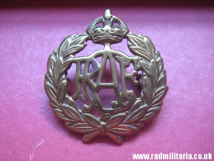 & WW2 Royal Canadian Air Force RCAF other ranks CAP BADGE - genuine. - Image 2