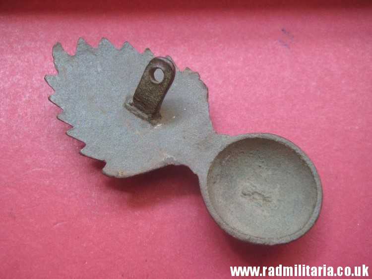 & original FLAMING GRENADE ammunition pouch METAL BADGE, Napoleonic Wars. - Image 9