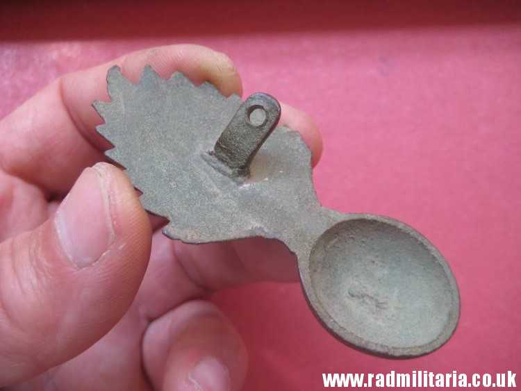 & original FLAMING GRENADE ammunition pouch METAL BADGE, Napoleonic Wars. - Image 11