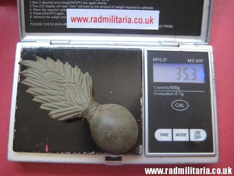 & original FLAMING GRENADE ammunition pouch METAL BADGE, Napoleonic Wars. - Image 18