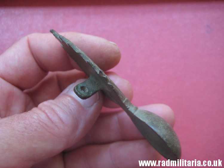 & original FLAMING GRENADE ammunition pouch METAL BADGE, Napoleonic Wars. - Image 23