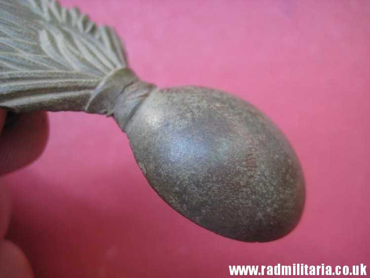 & original FLAMING GRENADE ammunition pouch METAL BADGE, Napoleonic Wars. - Image 24