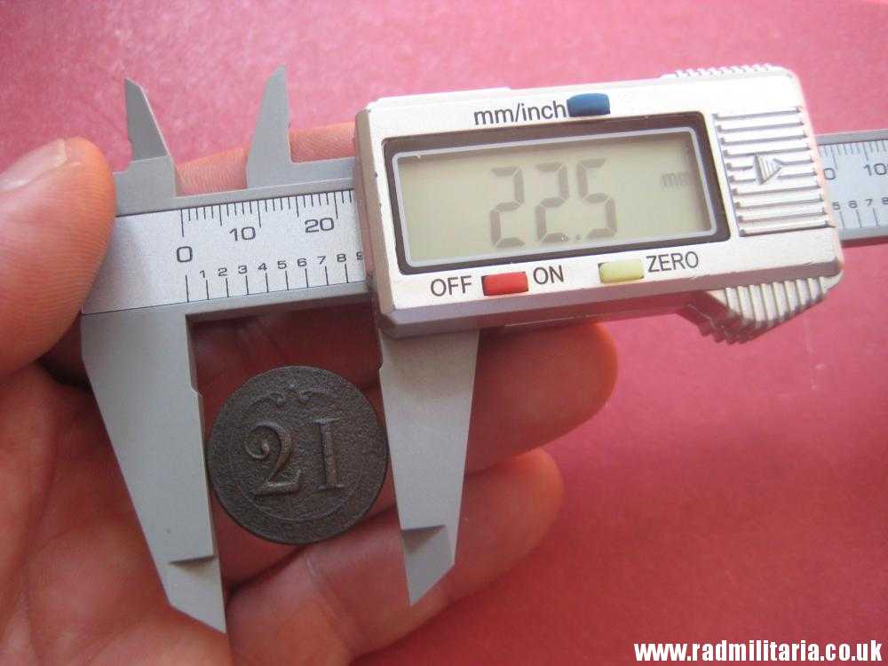 & original large size NAPOLEONIC 21st Infantry Regiment BUTTON with number - metal detecting find. FRANCE pre 1815 - Image 11