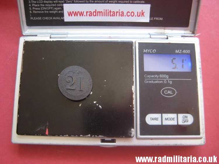 & original large size NAPOLEONIC 21st Infantry Regiment BUTTON with number - metal detecting find. FRANCE pre 1815 - Image 12