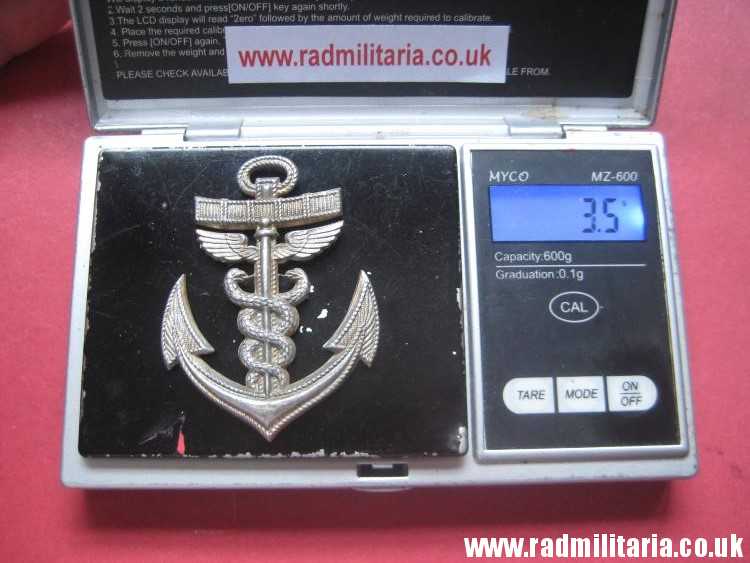 & original German KRIEGSMARINE BADGE made of aluminum. - Image 7
