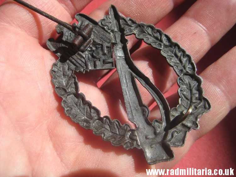 & original WW2 German INFANTRY ASSAULT BADGE rare pattern ZINC. - Image 17