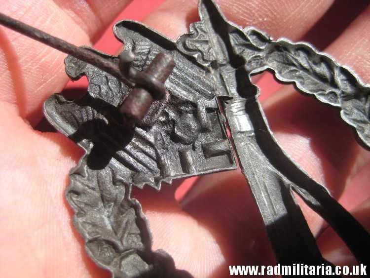 & original WW2 German INFANTRY ASSAULT BADGE rare pattern ZINC. - Image 18