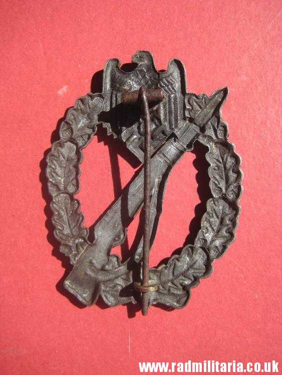 & original WW2 German INFANTRY ASSAULT BADGE rare pattern ZINC. - Image 21